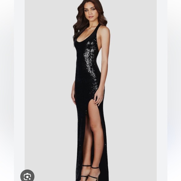 NWT Nookie Smoulder Gown in Black xs - Picture 2 of 3